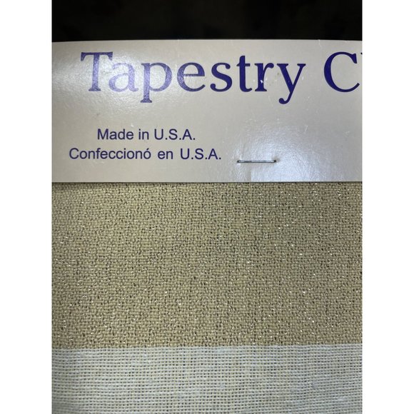 Tapestry Christmas Stocking Panel Santa Victorian Vintage 13" x 18" - Picture 2 of 5